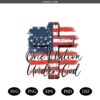 One Nation Under God svg, 4th of July Christian