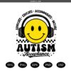 Autism Awareness Acceptance PNG SVG