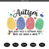 Autism Awareness Svg, Each Print Tells A Different Story Svg