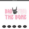 Bad Two The Bone SVG,png  Kids 2th Birthday SVG PNG, Skeleton Rock Hand SVG PNG