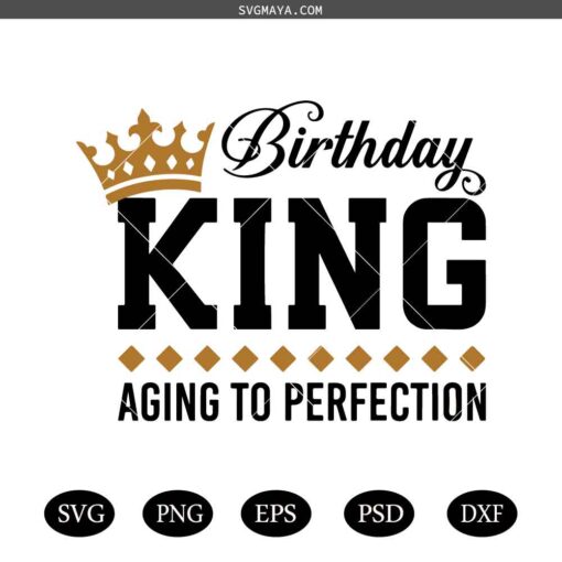 Birthday King Svg, Png