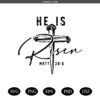 He is Risen svg png, Matthew 286, Risen svg