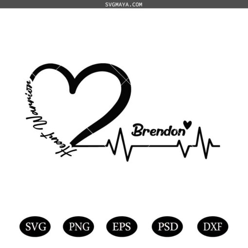 Heart Warrior Gift svg ,Custom Heart Warrior svg