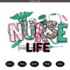 Nurse Life svg, Leopard Print Nurse Life svg