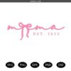 Pink Mama Est 2025 Coquette SVG PNG