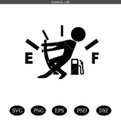 Funny Gas tank SVG