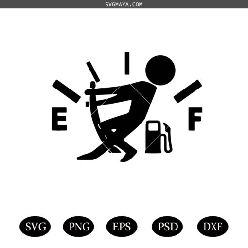 Funny Gas tank SVG