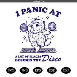 I Panic At A Lot Of Places Besides The Disco svg