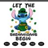 Let The Shenanigans Begin St Patricks Day Svg, Four Leaf Clover St Patricks Day Svg