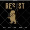 Penguin Resist png svg,  Funny Trump Tariffs png svg,  Flippers Up download svg