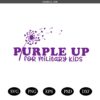 Purple Up SVG, Purple up for military kids SVG, Month of military children