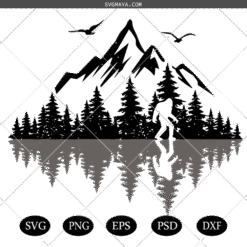 Bigfoot SVG, Wildlife Bigfoot Forest Camp SVG, Camping SVG