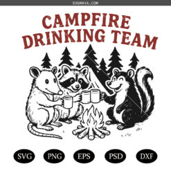 Campfire Drinking Team SVG PNG ,Quotes Funny Drinking Lover Camping SVG PNG