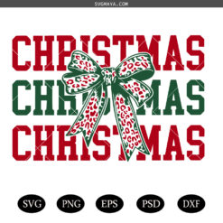 Merry Christmas SVG PNG, Happy New Year SVG PNG,  Retro Merry Christmas SVG