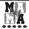 Coquette Bow mama SVG PNG, Boy Mama Checkered Coquette Bow SVG PNG Mothers SVG PNG