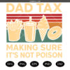 Dad Tax Definition SVG PNG, Dad Tax Making Sure It's Not Poison SVG ,Father's Day SVG