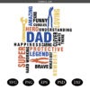 Dad the man SVG, Fatherhood SVG PNG, Fathers SVG PNG