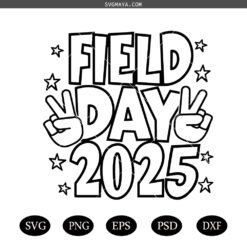 Field Day 2025 SVG PNG , Let the Games Begin SVG PNG