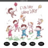 Field Day Fun Day SVG PNG,  Schools Field Day SVG PNG , Retro School SVG PNG