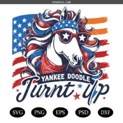 Funny July 4th Patriotic SVG PNG, USA Horse SVG PNG, Vintage Horse American drinking SVG