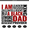 I Am A Black Dad SVG PNG, Black Father SVG ,Black History DAD SVG