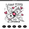 I Need Money No Drama SVG PNG, Retro Valentine SVG PNG, Funny Valentine Day SVG PNG