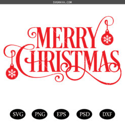 Merry Christmas SVG, Merry Christmas Saying SVG, Christmas SVG