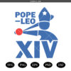 New Pope Leo XIV SVG, Da Pope Leo Xiv Baseball SVG, Pope Leo XIV SVG