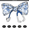 Nurse Coquette bow SVG PNG, Preppy Nurse Floral SVG PNG