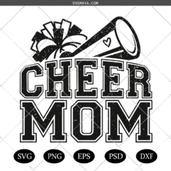 Cheer Mom SVG PNG, Cheerleader SVG PNG, Cheer life SVG