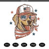 Patriotic Dog SVG PNG, American Flag Sunglasses Dog SVG PNG