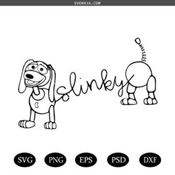Slinky Dog SVG PNG, Customize Gift SVG PNG, Andy Woody Buzz Light-year SVG
