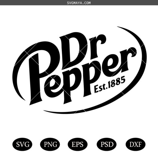 Trendy Dr Pepper PNG SVG, Dr Pepper Lover SVG PNG