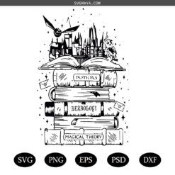 Wizard Castle Book SVG, Pottery Book Svg, Bookworm Gifts svg
