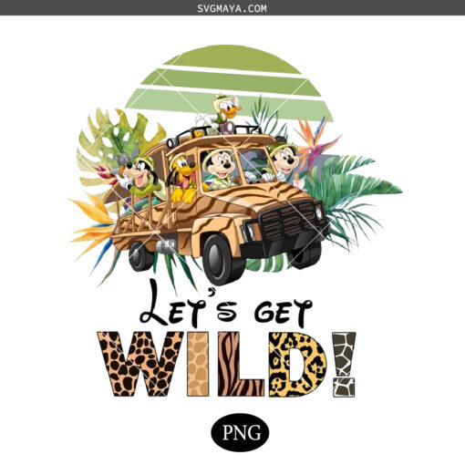 Mickey Mouse Animal Kingdom PNG, Animal Kingdom PNG, Safari Vacation PNG