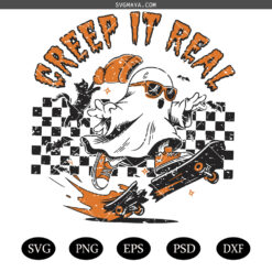 Creep It Real Png, Boo SVG PNG, Cute Boo Halloween PNG SVG, Pumpkin Halloween, Boo SVG , Halloween Boo Bow Png