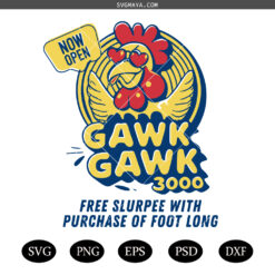Gawk Gawk SVG PNG, Humor Gawk Gawk SVG, Gawk Gawk 3000 SVG, Funny Adult Humor SVG