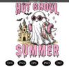 Hot Ghoul Summer PNG SVG, Halloween Hot Ghoul Summer PNG SVG, Cute Ghost Halloween