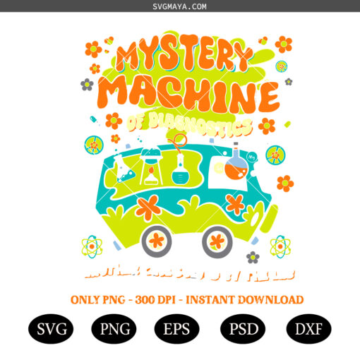 Lab Week SVG PNG, Mystery Machine of Diagnostics SVG PNG, Laboratory Technician SVG PNG