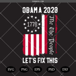 Obama 2028 Let's Fix This SVG PNG, Obama 48th President of America SVG PNG