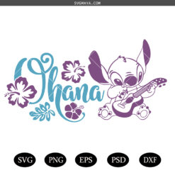 Stitch Ohana SVG PNG, Family Ohana SVG, Ohana Means Family SVG, Cricut cut file