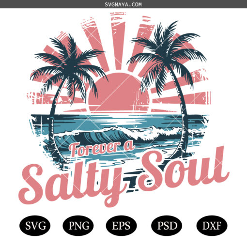 Summer PNG SVG Retro Summer Palms Ocean Trendy Summer SVG, Design Beach shirt Png SVG Coquette bow Summer Png SVG