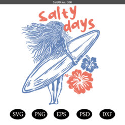Summer vibes SVG PNG, Crear surf SVG PNG, Surfer Girl Vintage SVG PNG