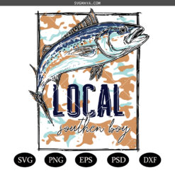 Southern Fishing PNG SVG,Christian Png, Fishing Png,Southern Camo SVG