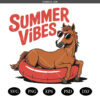 Summer Vibes Horse Png, Pool Float Png, Funny Horse Design, Summer Sublimation Design, Horse Graphic Png