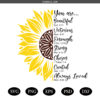 Sunflower Bible Verses SVG,Sunflower Always Loved SVG, Christian svg