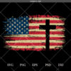 American Flag Cross svg png, USA Christian American Flag Cross svg png, Christian Flag svg