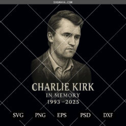 Charlie Kirk Freedom PNG SVG, Freedom PNG, Justice For Charlie SVG PNG