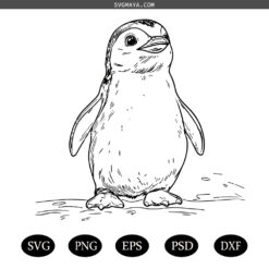 Funny Penguin SVG,Penguin Couples SVG, Animal Decor svg