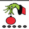 Grinch Hand SVG , Grinch with Ornament svg,Christmas Grinch Hand SVG